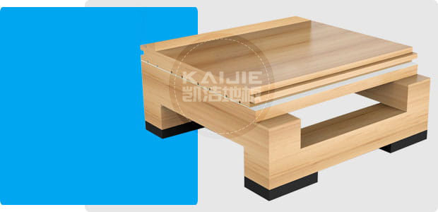 雙層龍骨結(jié)構(gòu)運(yùn)動(dòng)木地板